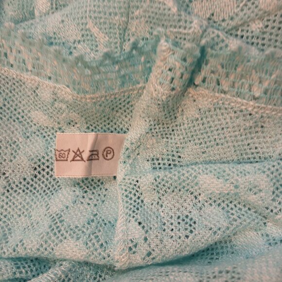 Vintage Hanro Nightgown Slip Dress Swiss Lace Floral Size 40 - Picture 5 of 6